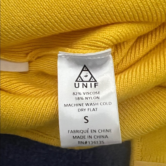 UNIF Mustard Yellow Zipper Bodysuit - Picture 11 of 11